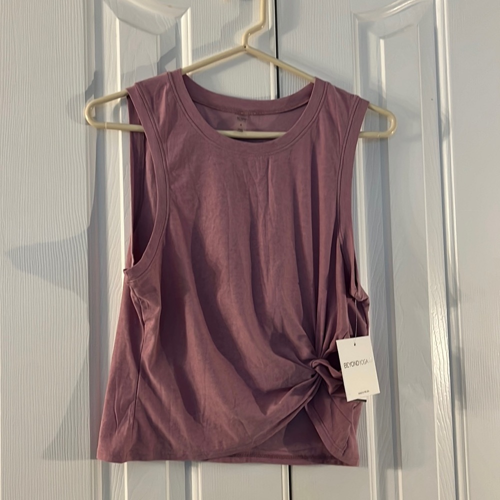 Beyond yoga cropped tank small